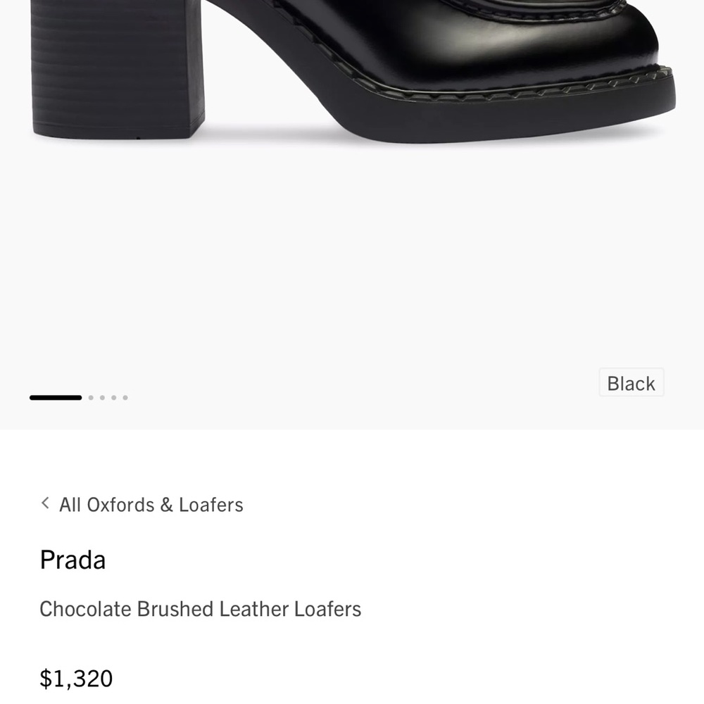 Prada Leather Loafers - Picture 7 of 7